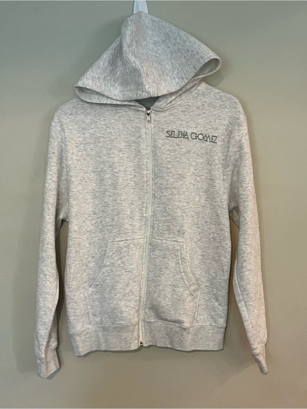 Selena Gomez Hooded Zip Up Sweater